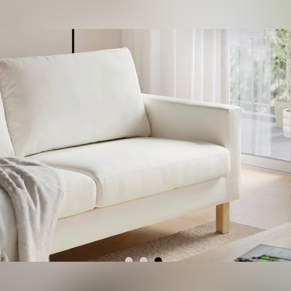 NEW Ikea Back Cushion Single Sofa Cover KIVIK 201.831.74  Blekinge White Zip LRG
